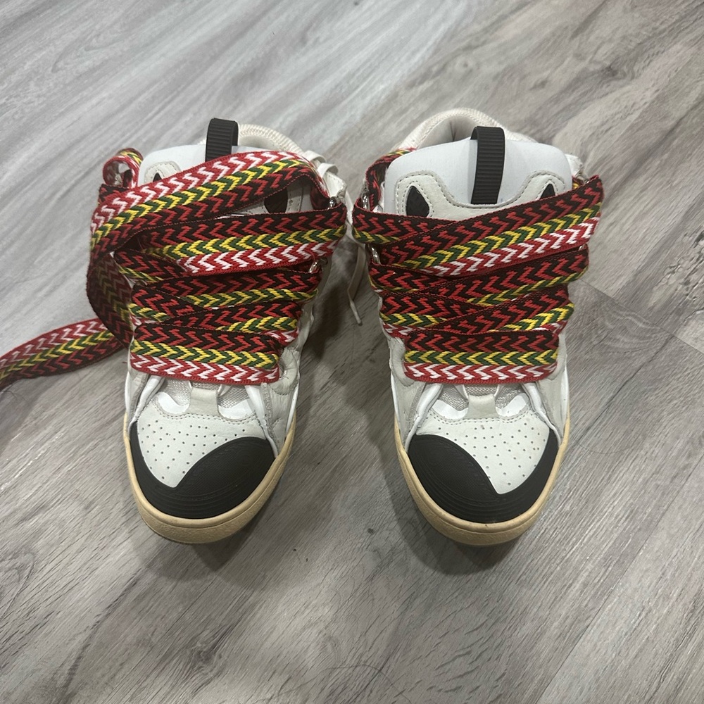 Lanvin Leather Curb Sneakers - Picture 9 of 10